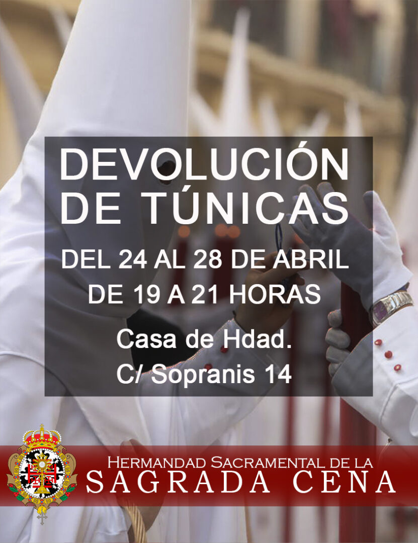 Devolución de túnicas