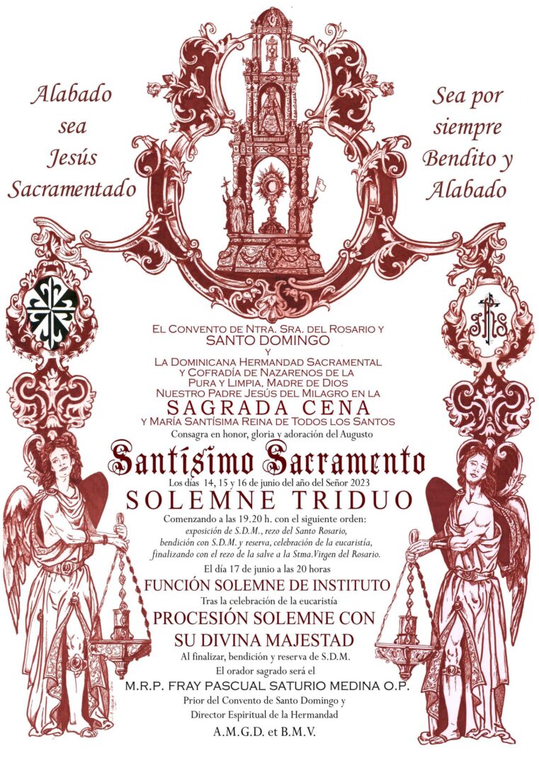 Triduo Eucarístico y Corpus Dominicano