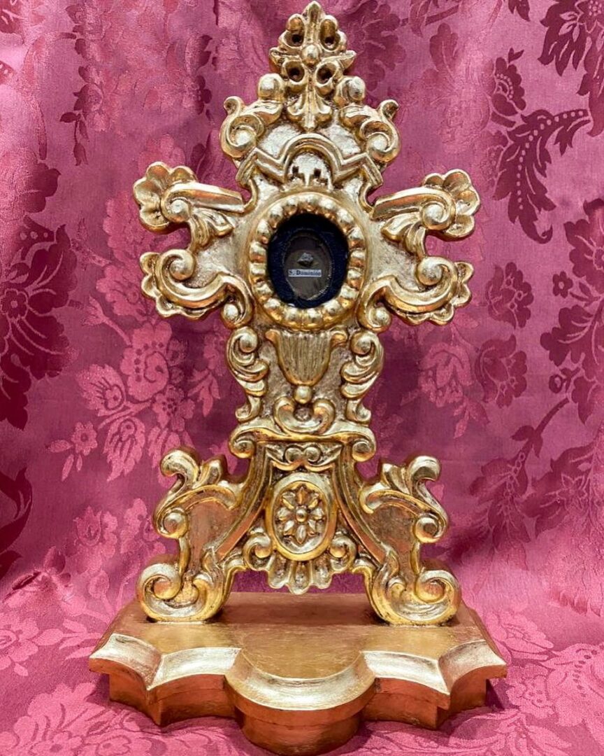 Nueva reliquia y relicario de Sto. Domingo de Guzmán