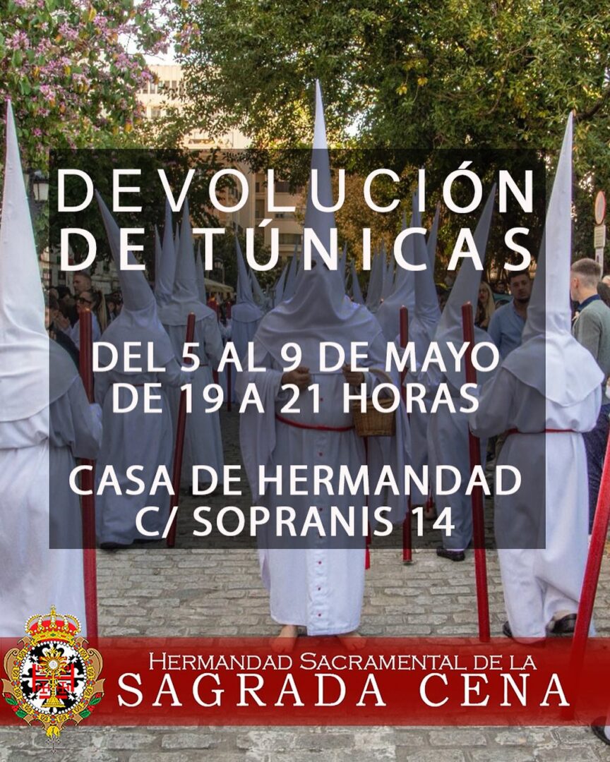 Devolución de túnicas