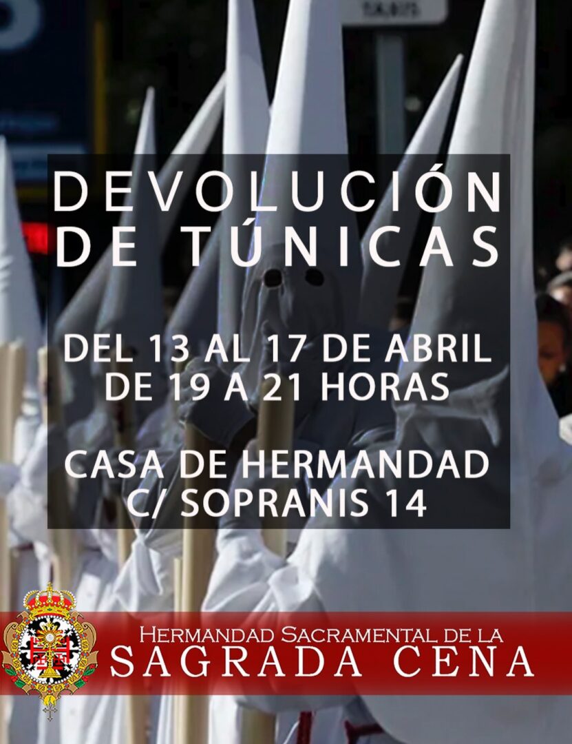 Devolución de túnicas