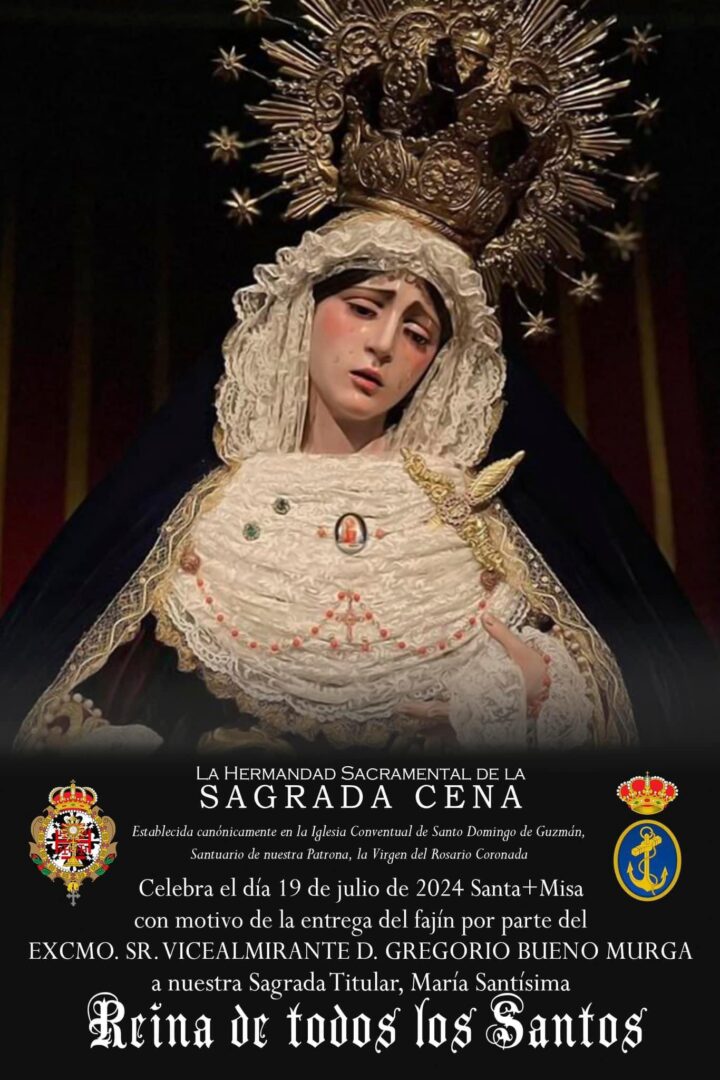 Mañana tendrá lugar la entrega del fajín del vicealmirante D. Gregorio Bueno Murga.